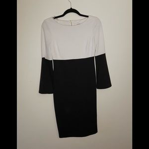 🌸Calvin Klein Size 4 Black and White dress